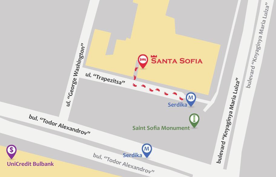 Отель Santa София Экстерьер фото